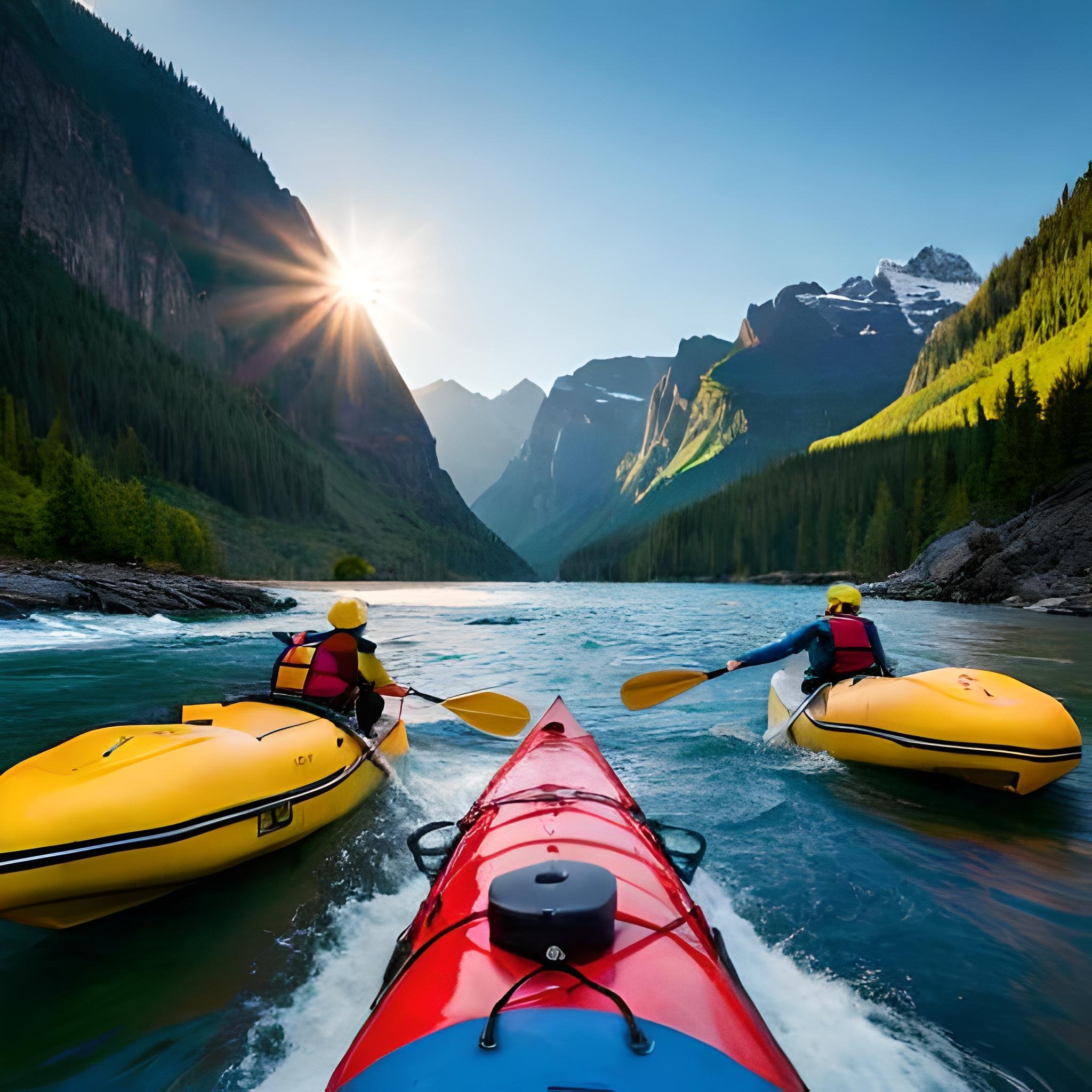 Feel the rush of adrenaline as you navigate powerful rapids and meandering rivers. These water-based adventures offer a thrilling combination of excitement and natural beauty even if it's rafting down the Grand Canyon in the United States or kayaking through the fjords of Norway.