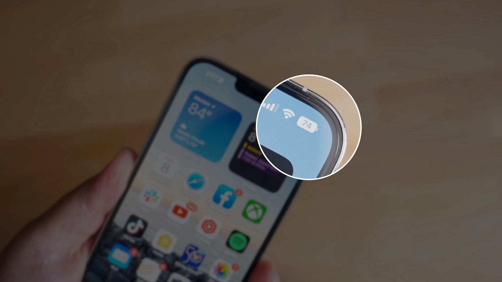 battery percentage icon