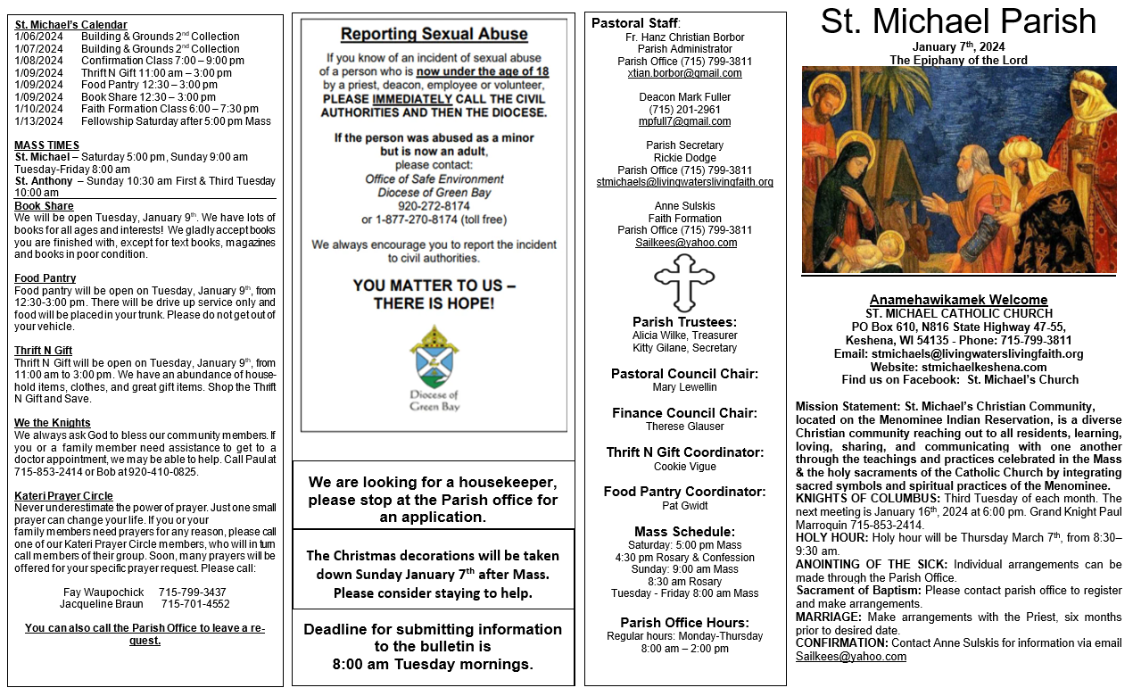 Bulletin - St. Michael