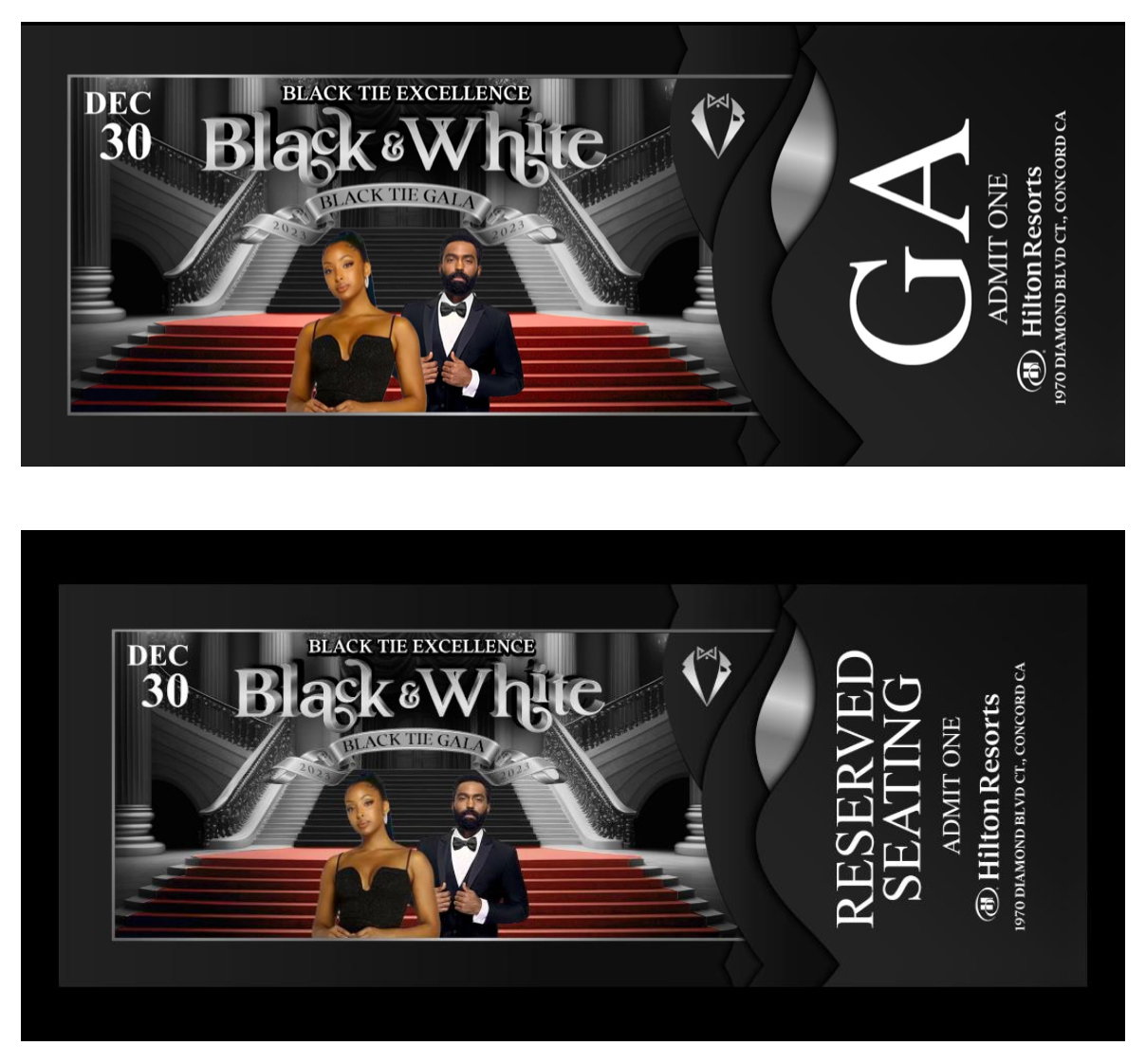 Gala de corbata negra