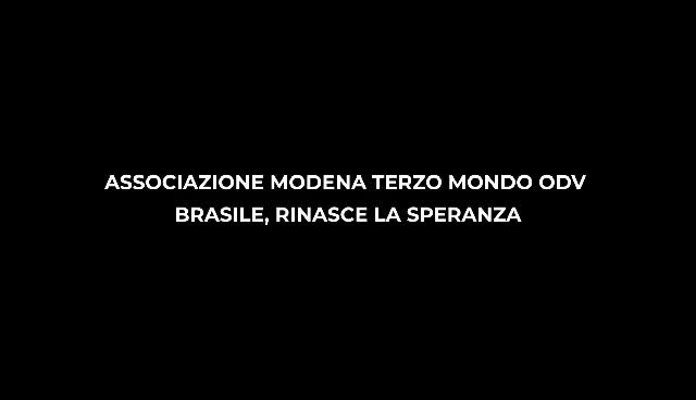 RINASCE LA SPERANZA IN BRASILE - JOAQUIM NABUCO- SICUREZZA ALIMENTARE CON LA ZUPPA SOLIDALE  thumbnail