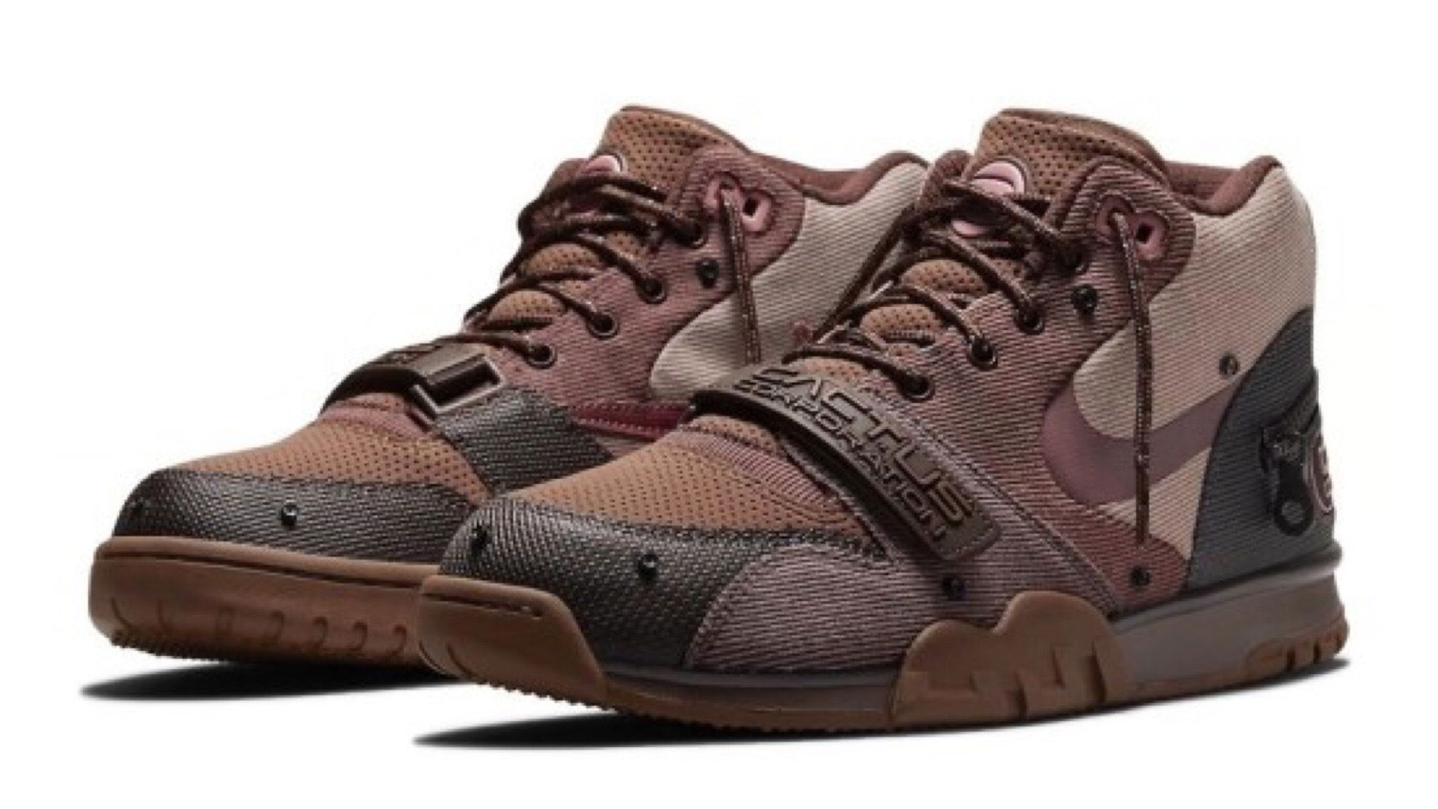 Nike Air Trainer 1 SP Travis Scott Wheat Snake Shoes