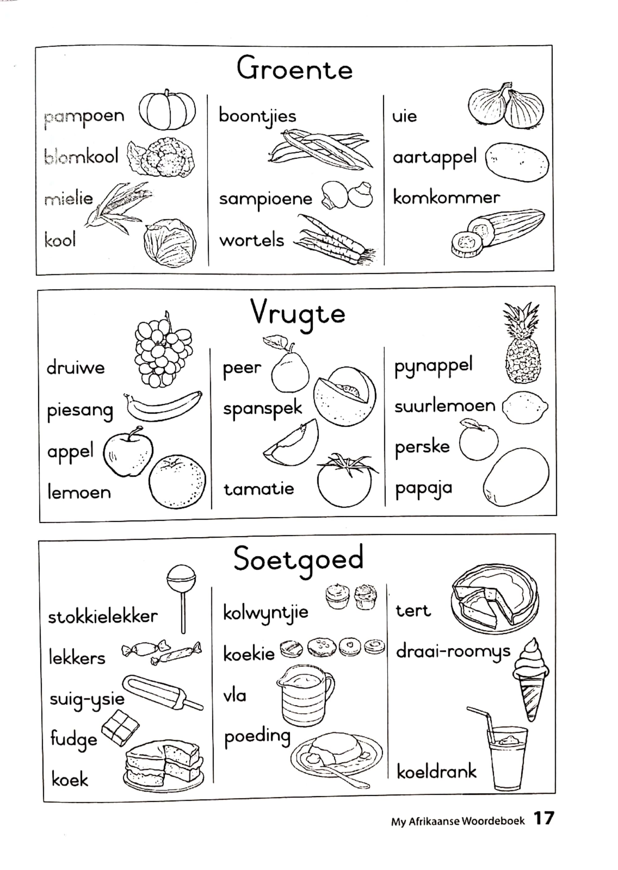 My Afrikaanse Woordeboek (geillustreerd) Vir Laerskoolleerlinge