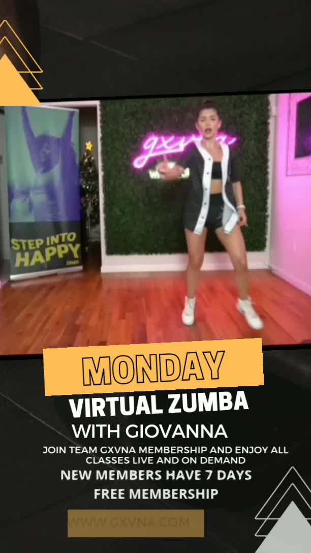 MONDAY VIRTUAL ZUMBA WITH GIOVANNA  thumbnail