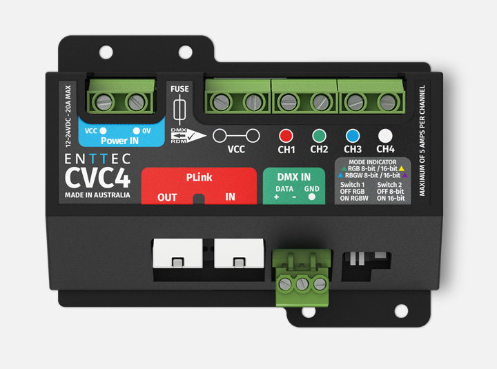 CVC4 - 4 Channel Constant Voltage LED Dimmer