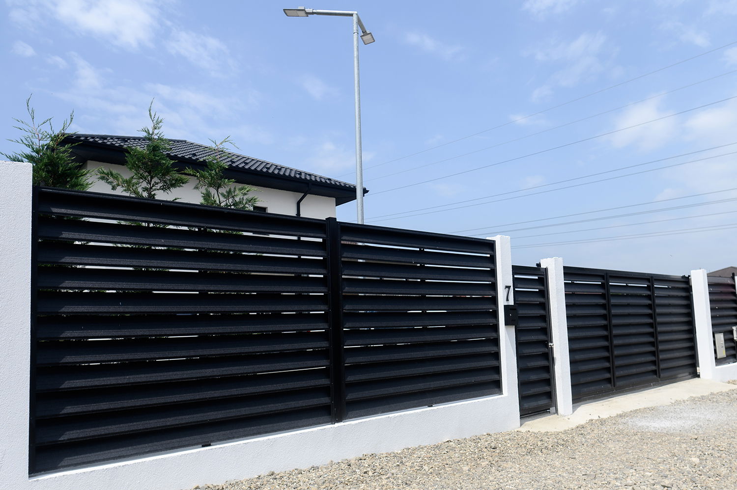 Venetian blind fences