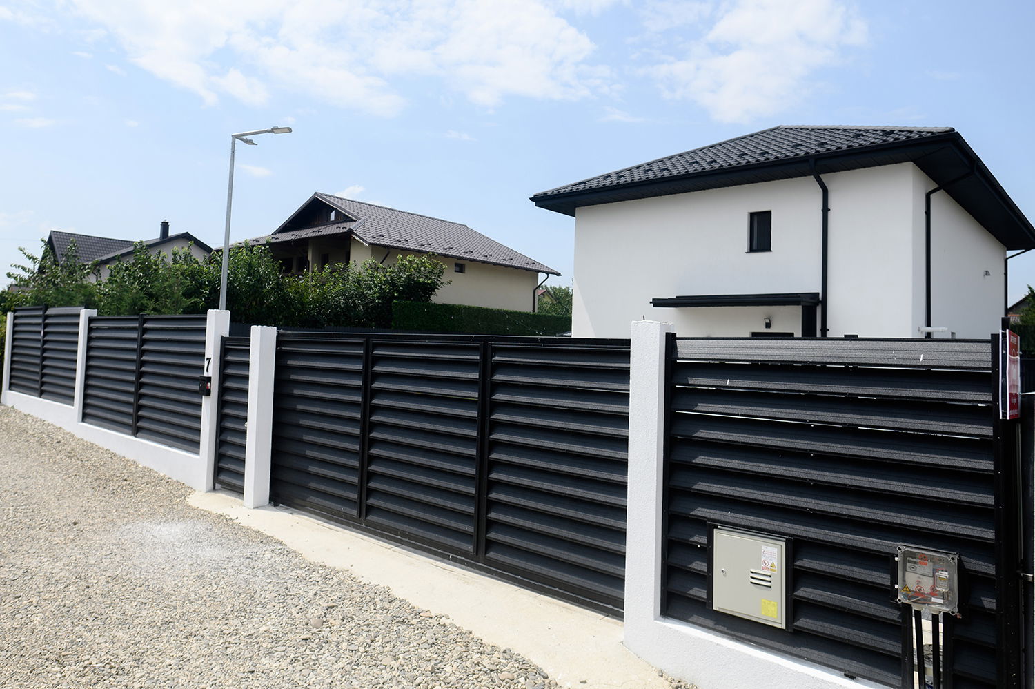 Venetian blind fences