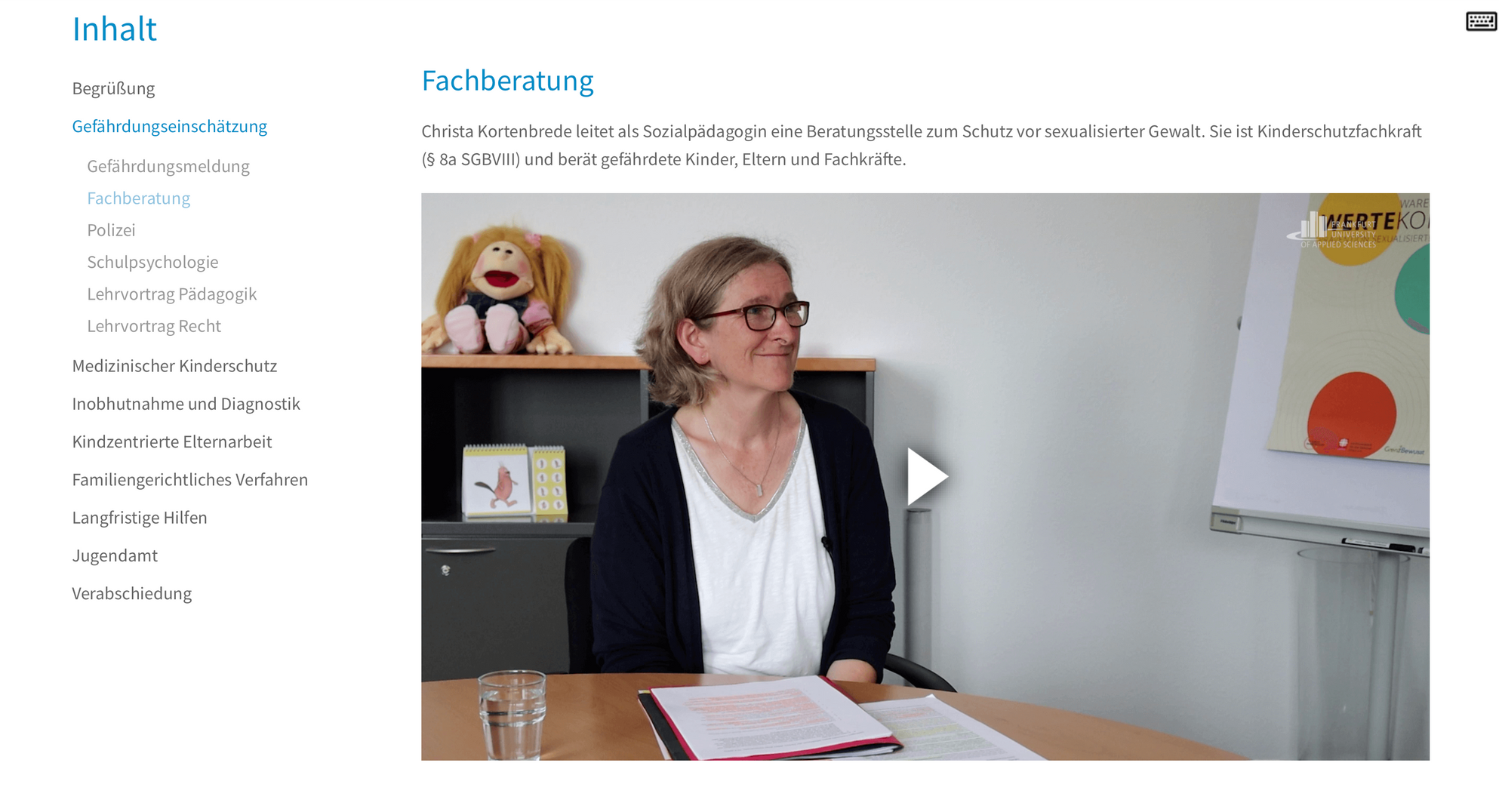 Interdisziplinärer Kinderschutz am konkreten Beispiel Schutzraum