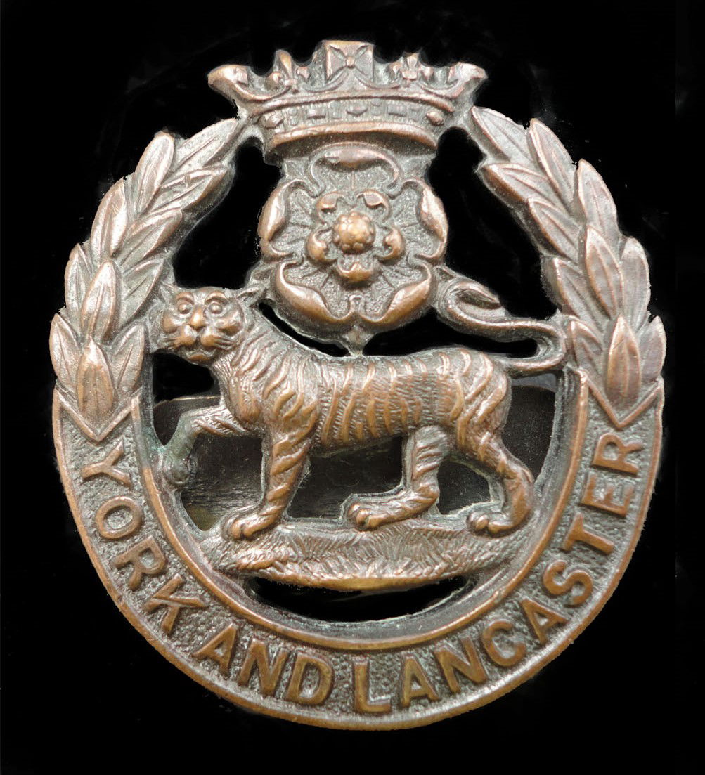 Officers Service Dress Badge - BADGES OF THE YORK AND LANCASTER REGIMENT