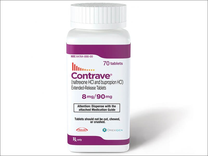 Naltrexone HCl and bupropion (Contrave)