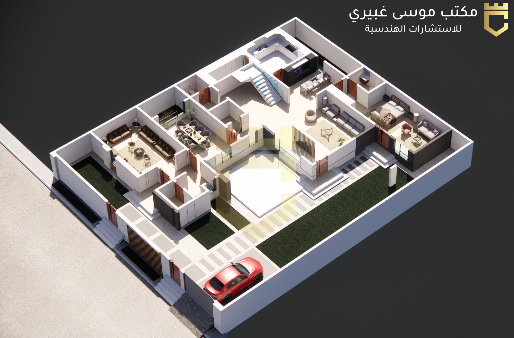 Residential villa | The land area is 500 square meters