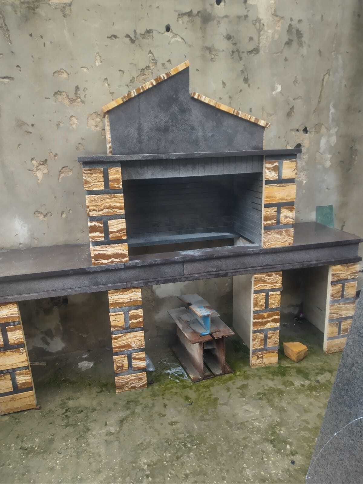 A collection of barbecue and waterfalls