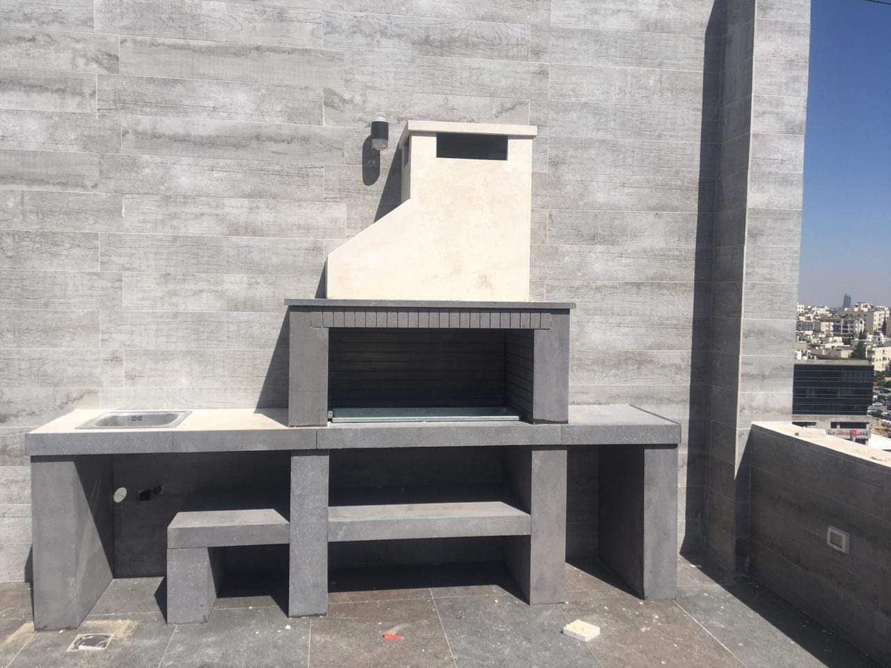 A collection of barbecue and waterfalls