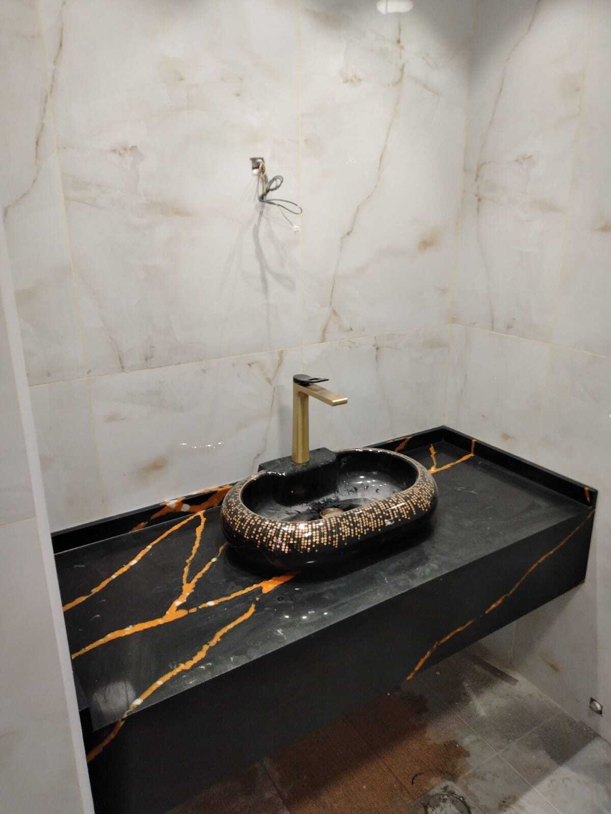 "Enjoy a masterpiece in every corner of your bathroom with our exquisite designs." Modern bathroom decorations and accessories.