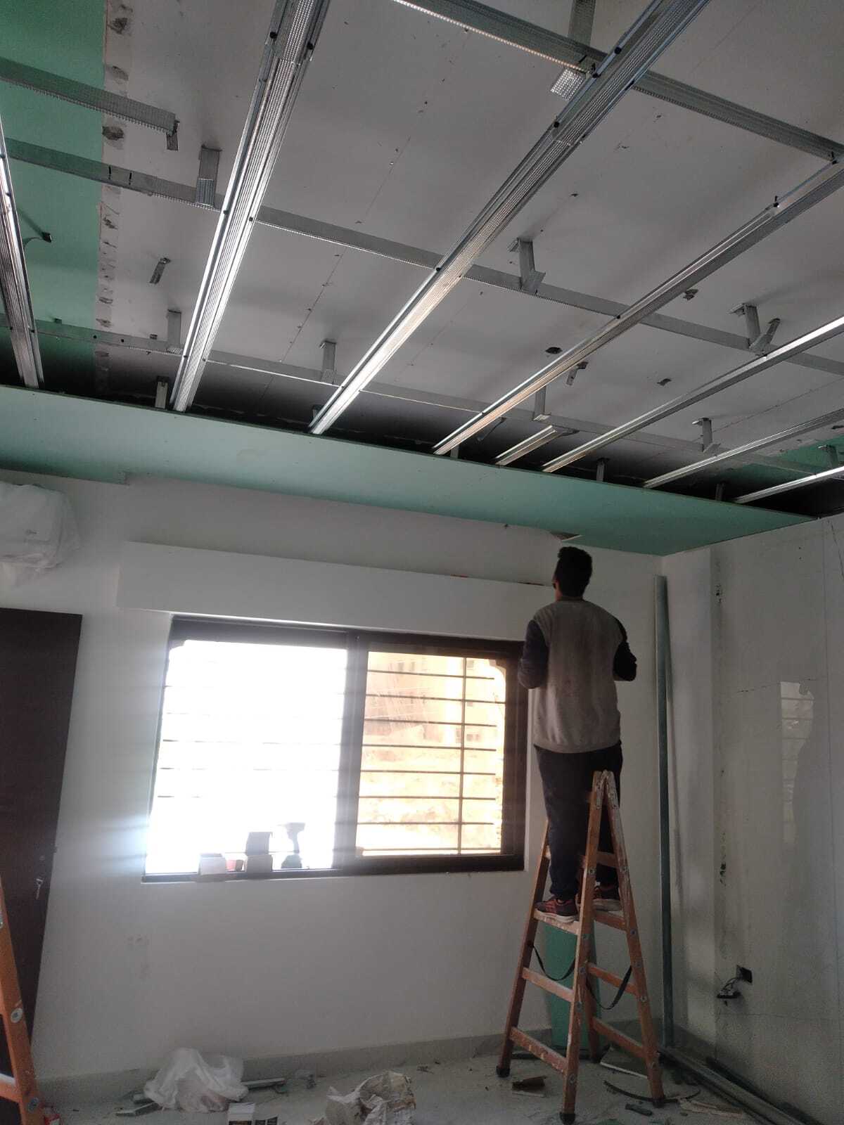 Gypsum board decorations and paint