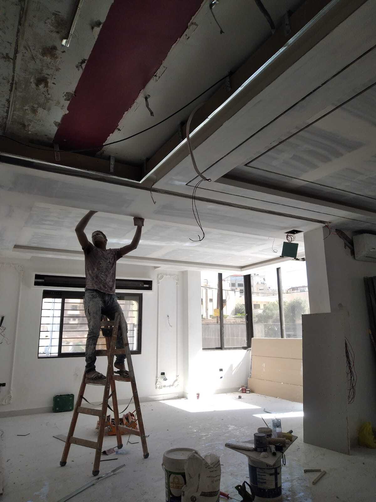 Gypsum board decorations and paint