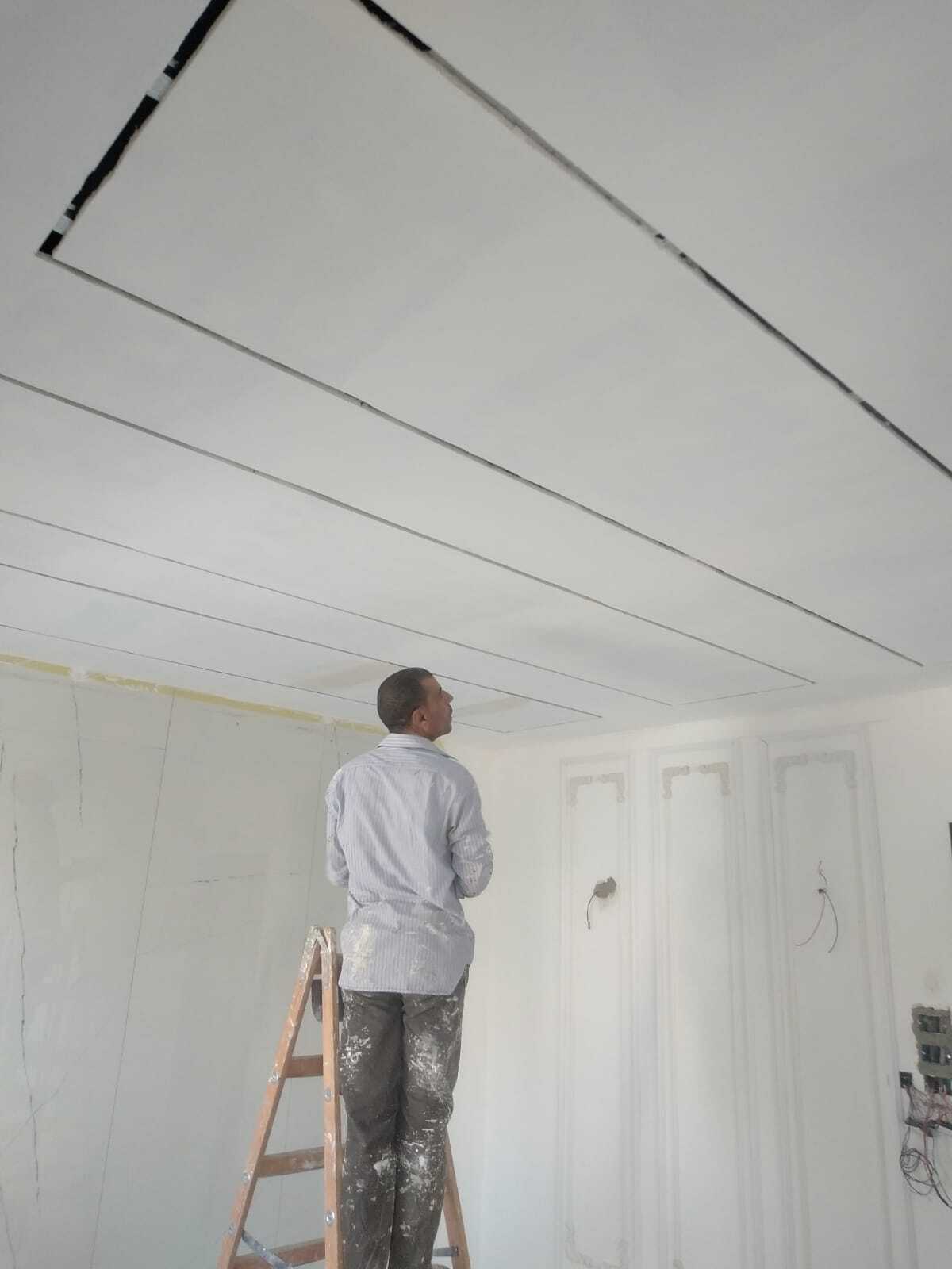 Gypsum board decorations and paint