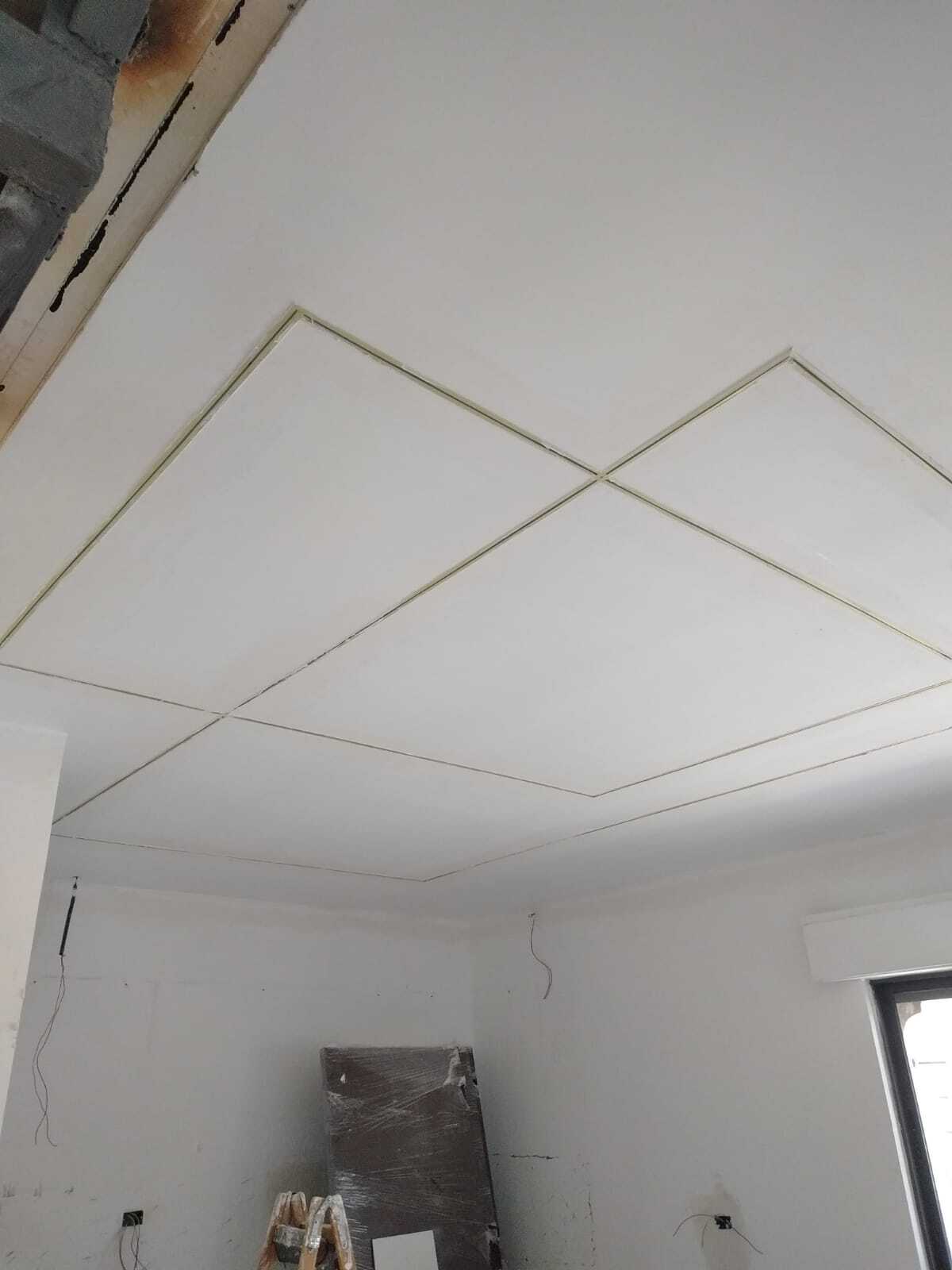 Gypsum board decorations and paint