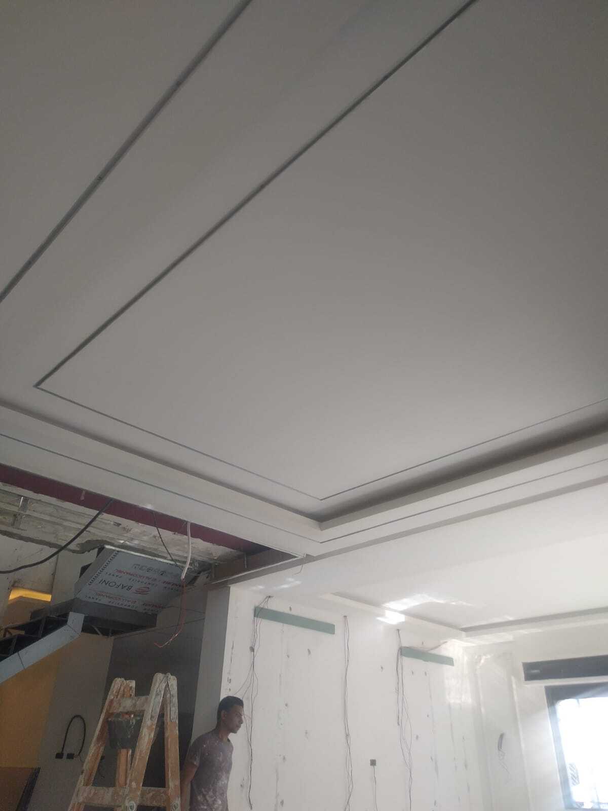 Gypsum board decorations and paint