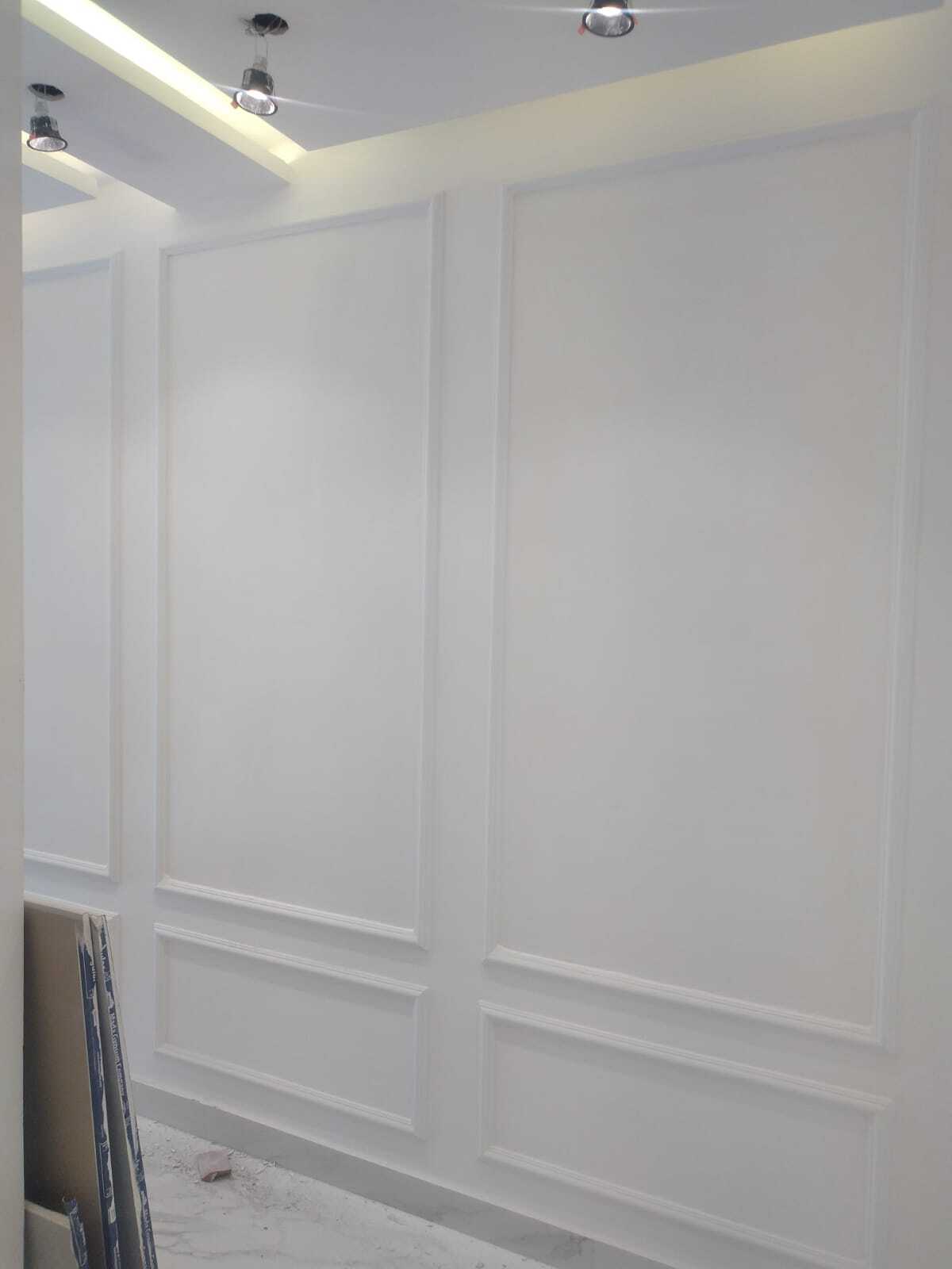 Gypsum board decorations and paint