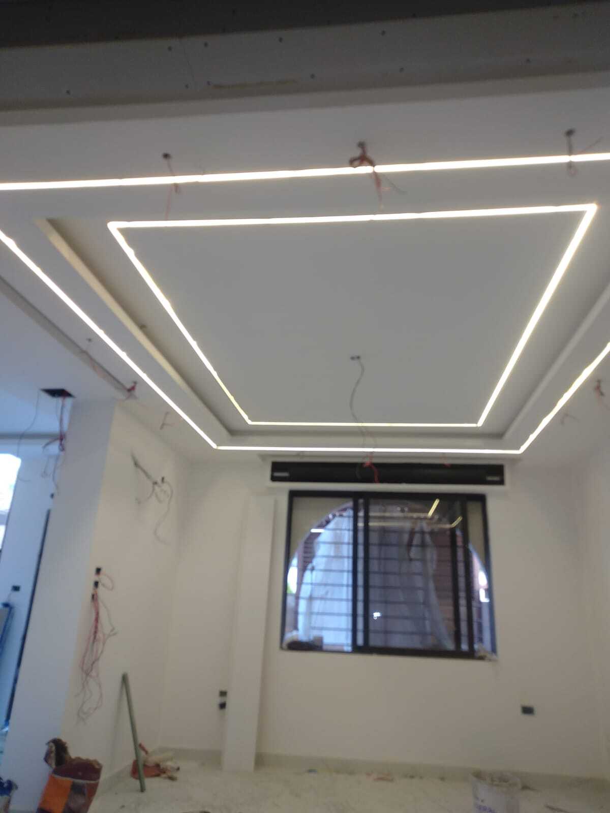 Gypsum board decorations and paint