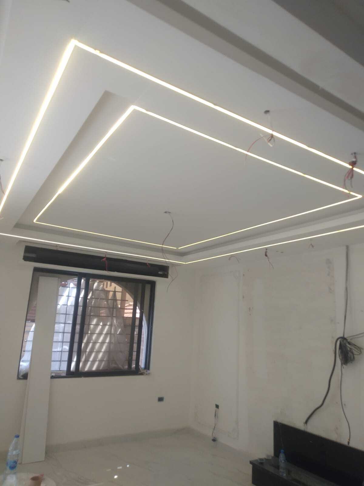 Gypsum board decorations and paint