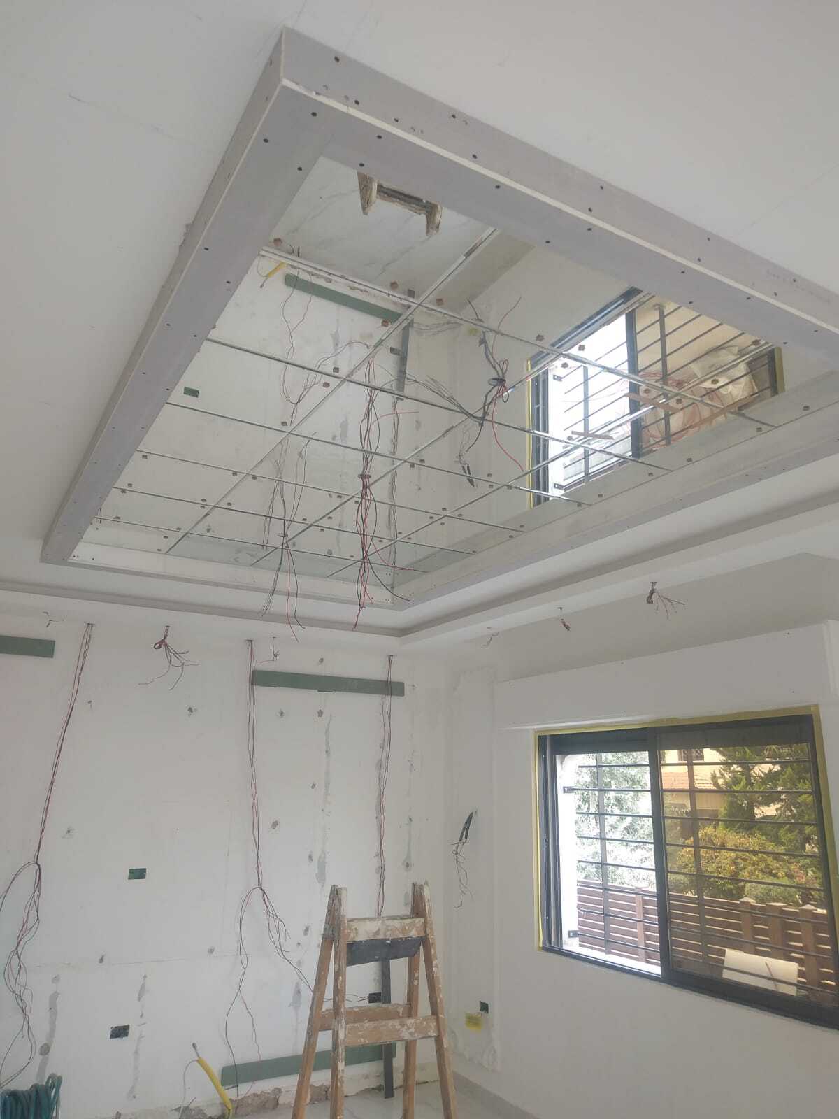 Gypsum board decorations and paint
