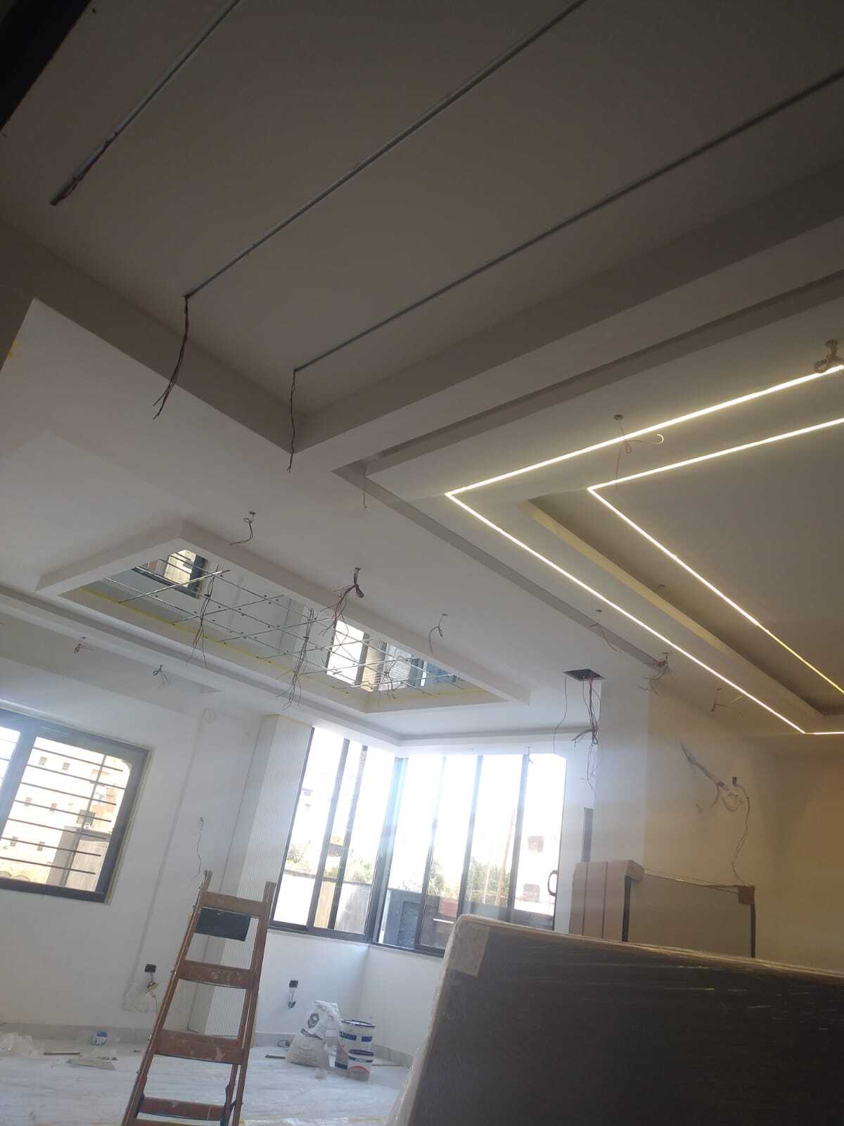 Gypsum board decorations and paint