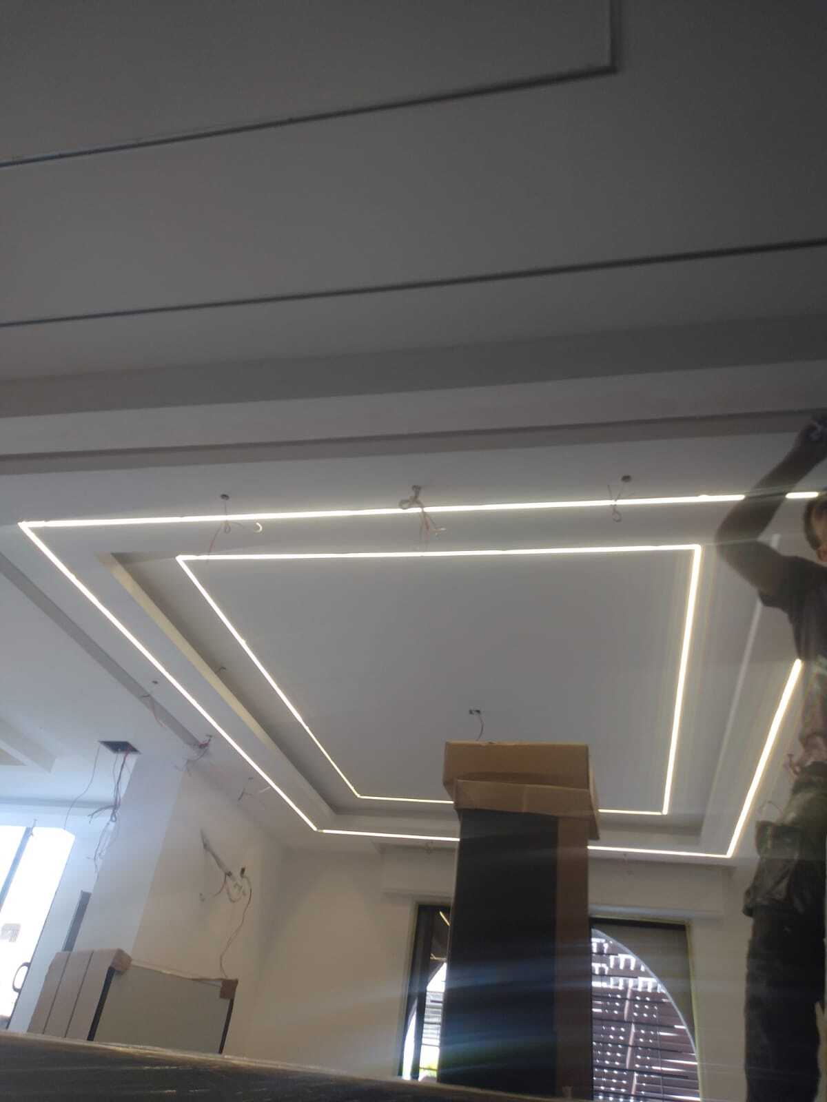 Gypsum board decorations and paint