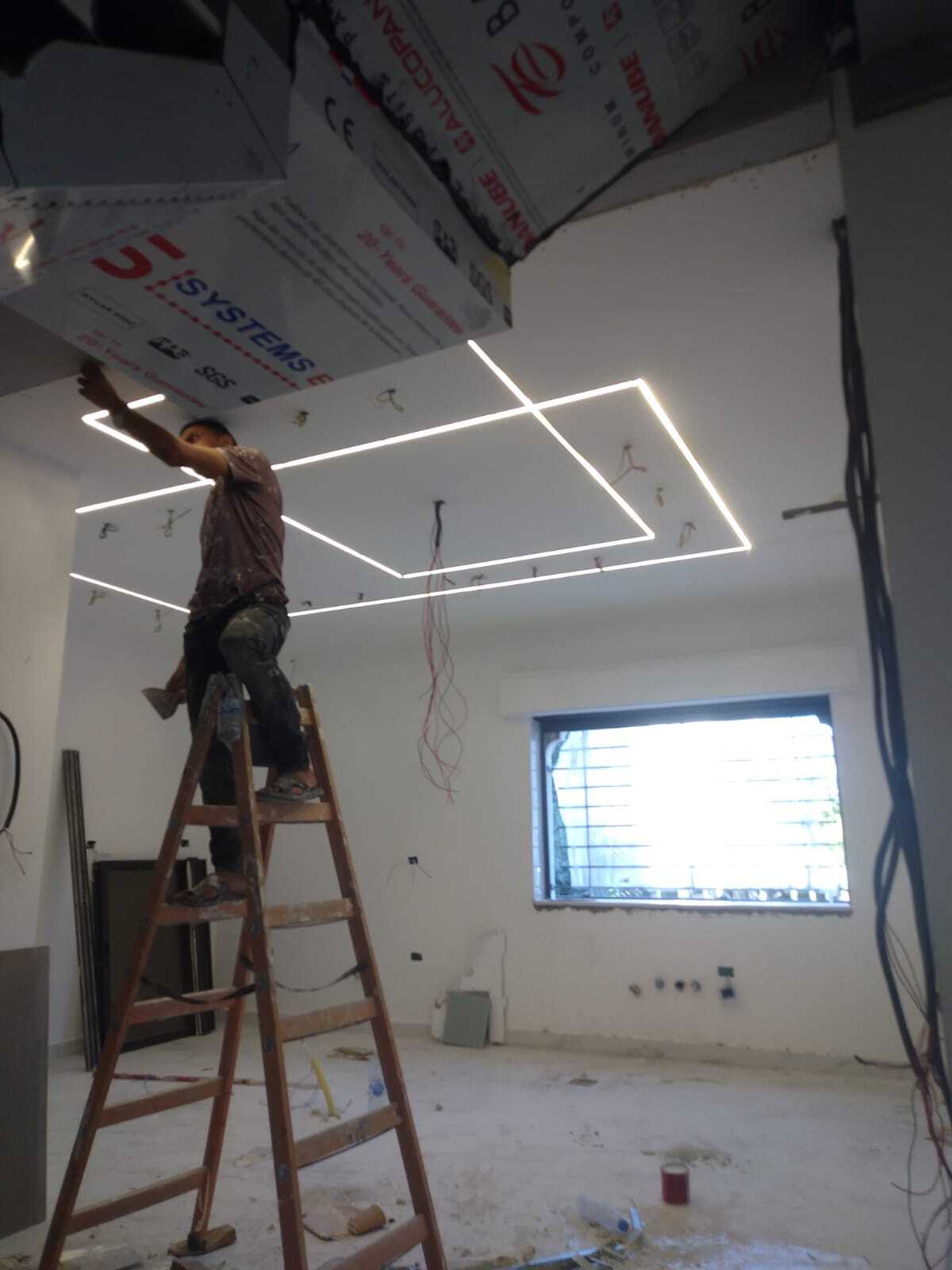 Gypsum board decorations and paint