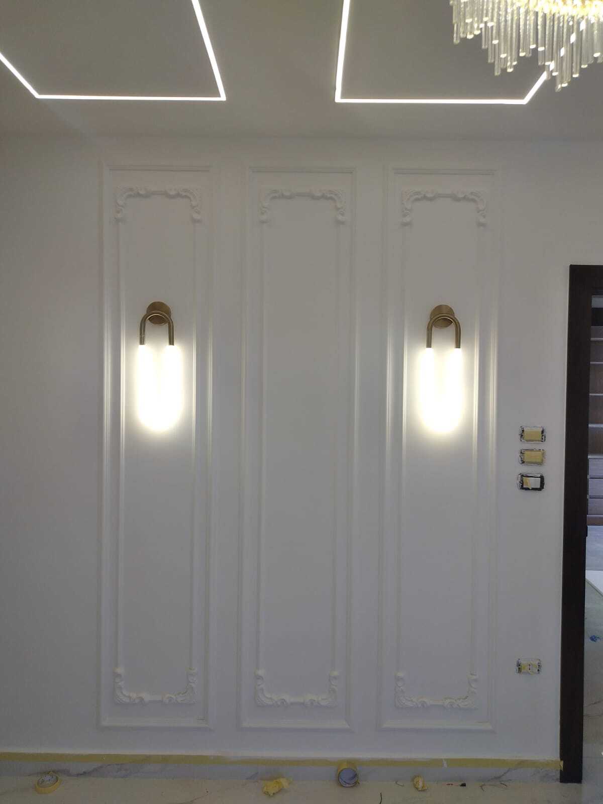 Gypsum board decorations and paint