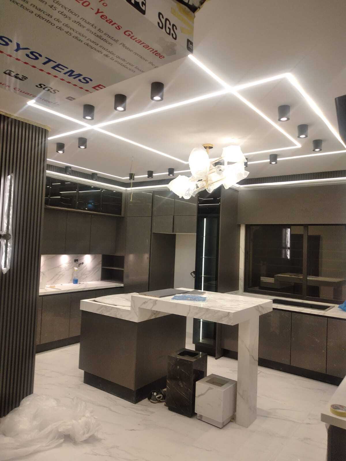 Gypsum board decorations and paint