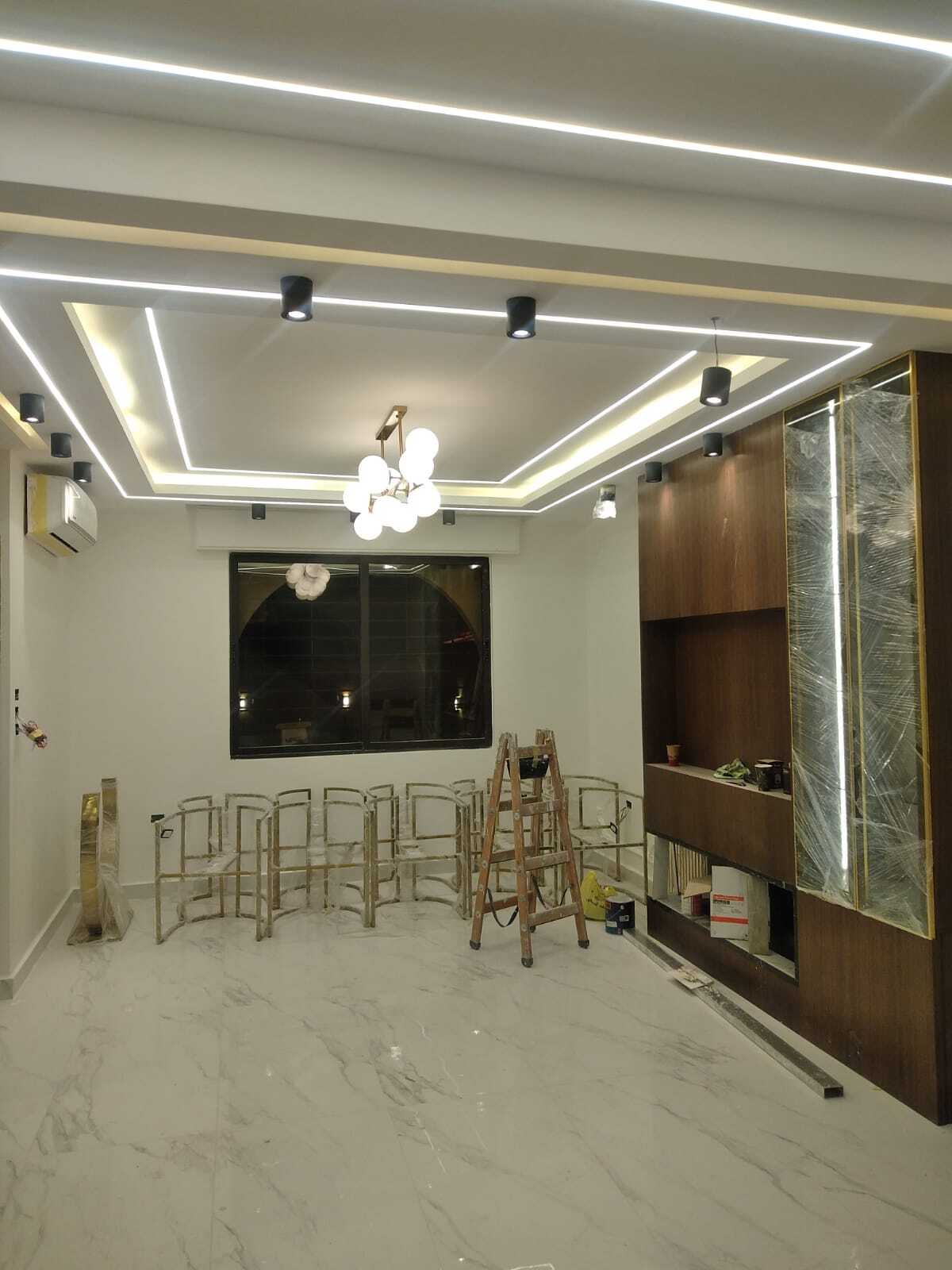 Gypsum board decorations and paint