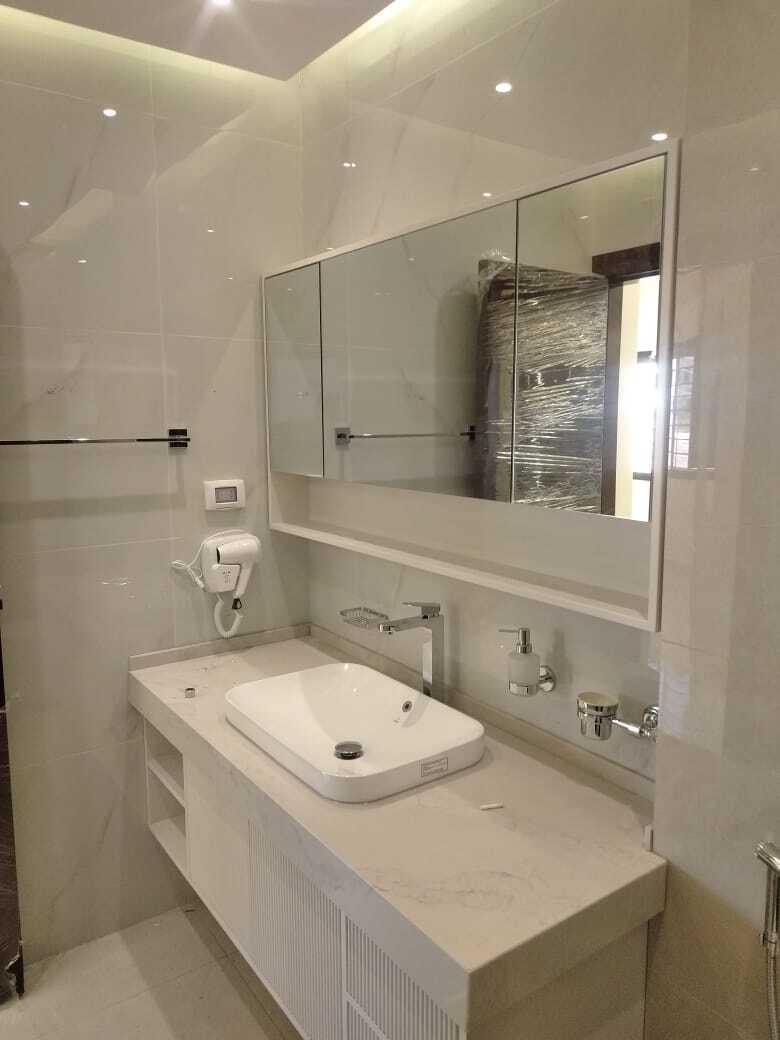 "Enjoy a masterpiece in every corner of your bathroom with our exquisite designs." Modern bathroom decorations and accessories.
