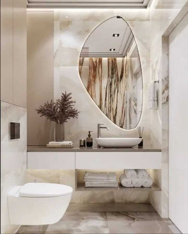 "Enjoy a masterpiece in every corner of your bathroom with our exquisite designs." Modern bathroom decorations and accessories.