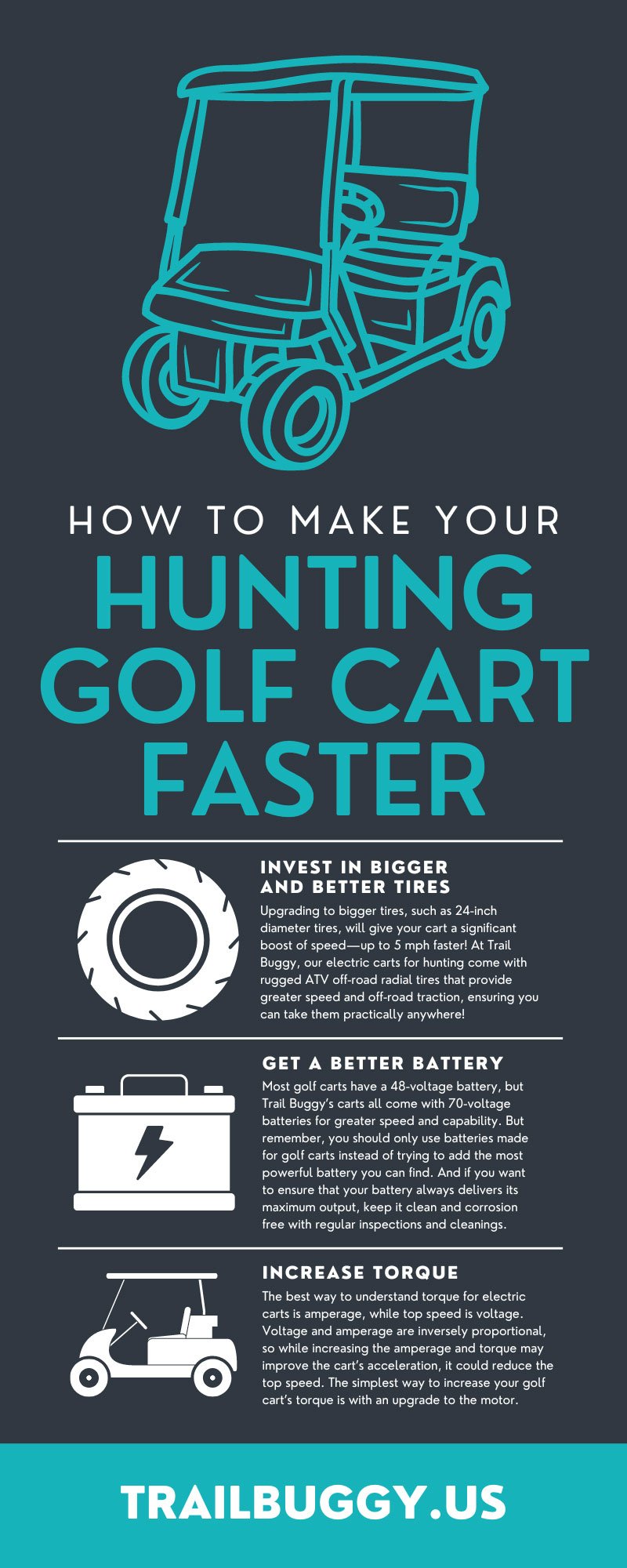 How To Make Your Hunting Golf Cart Faster