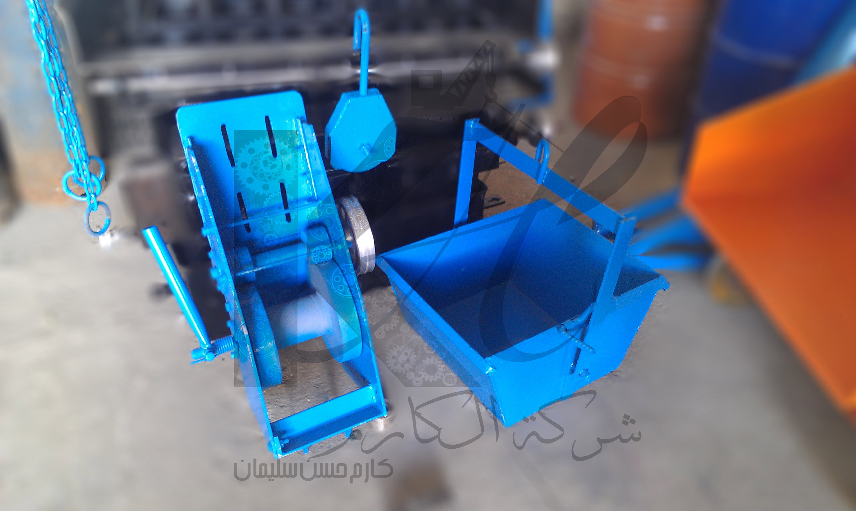 Lifting and warping cranes