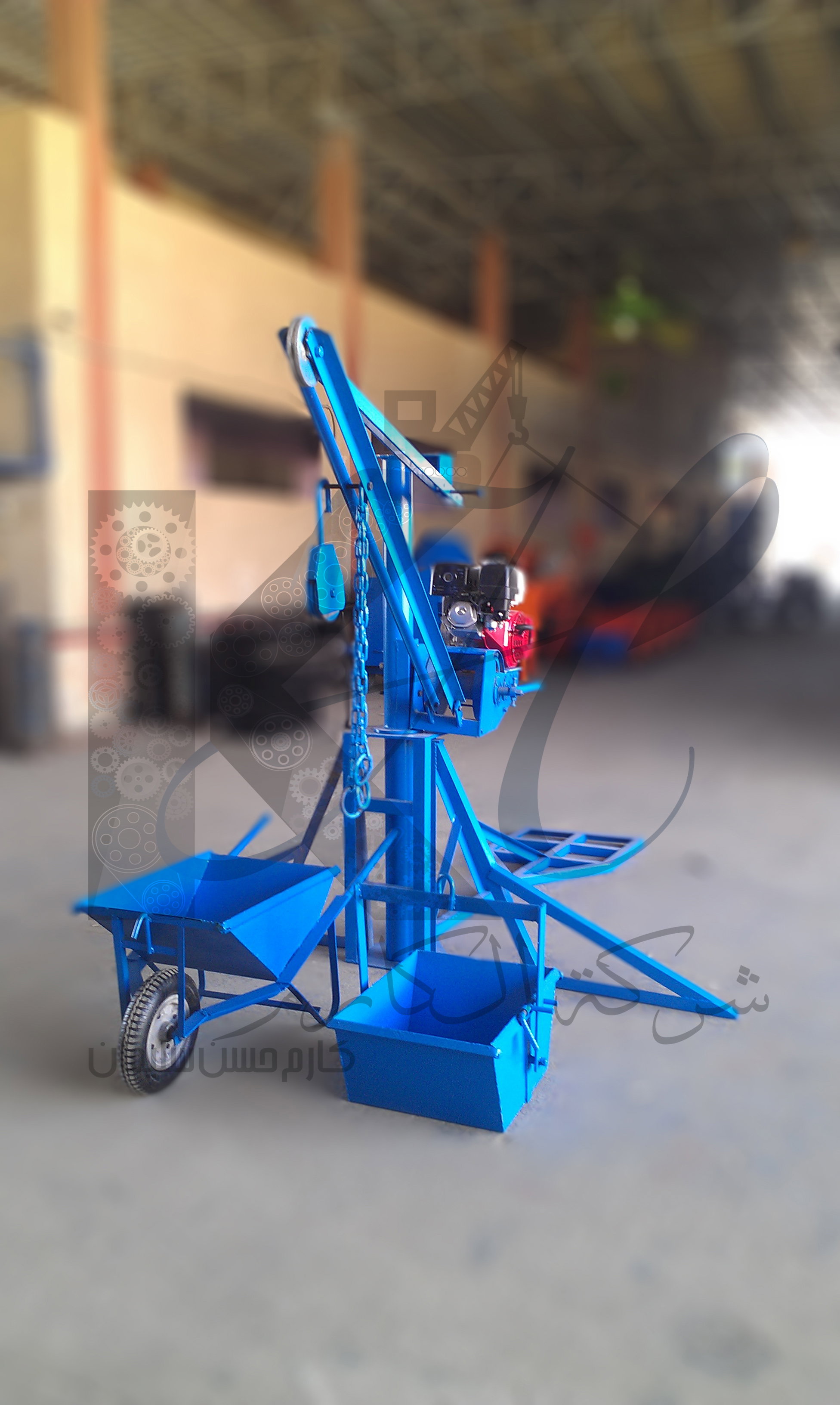 Lifting and warping cranes