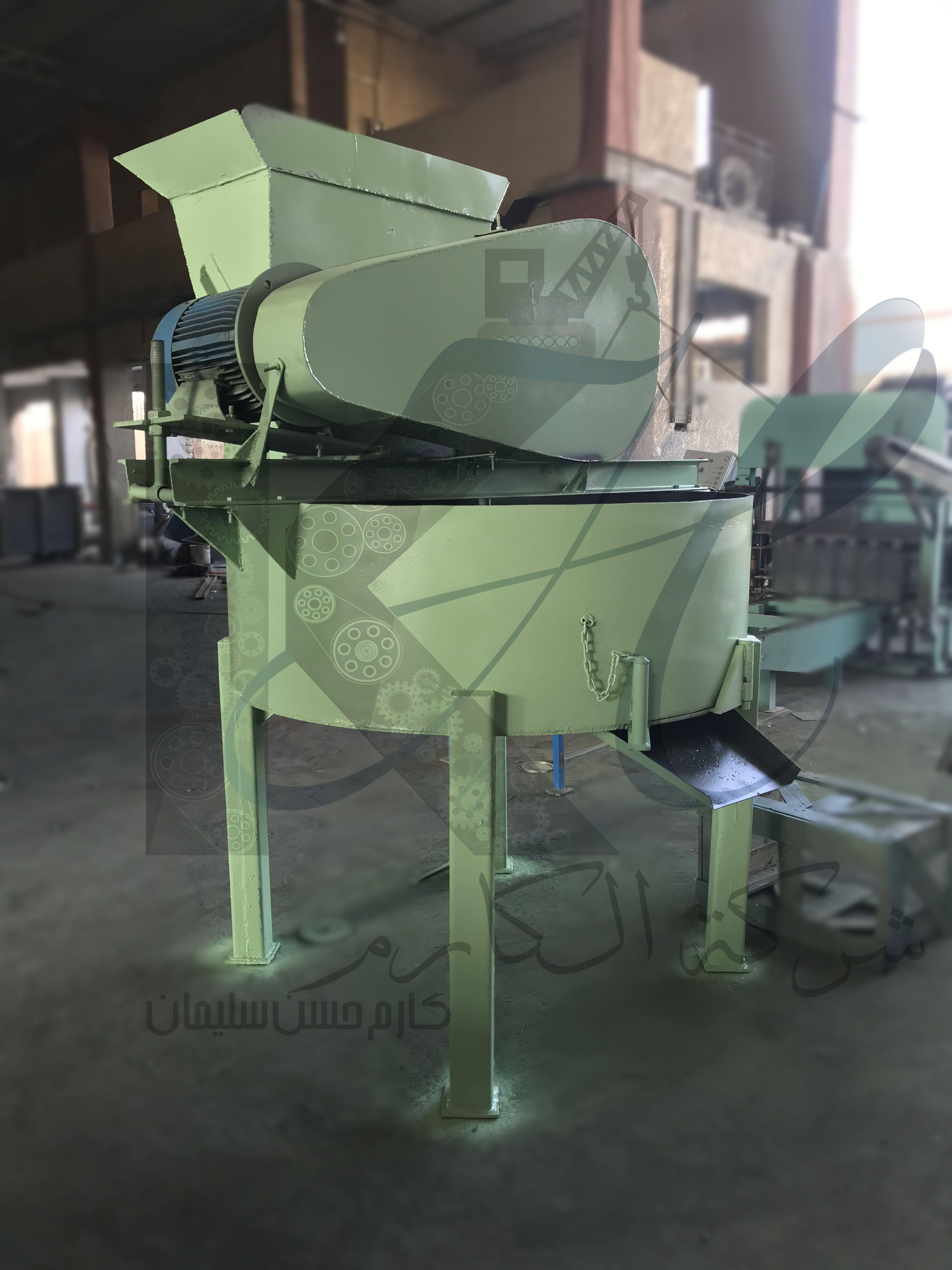 Colored interlock production lines