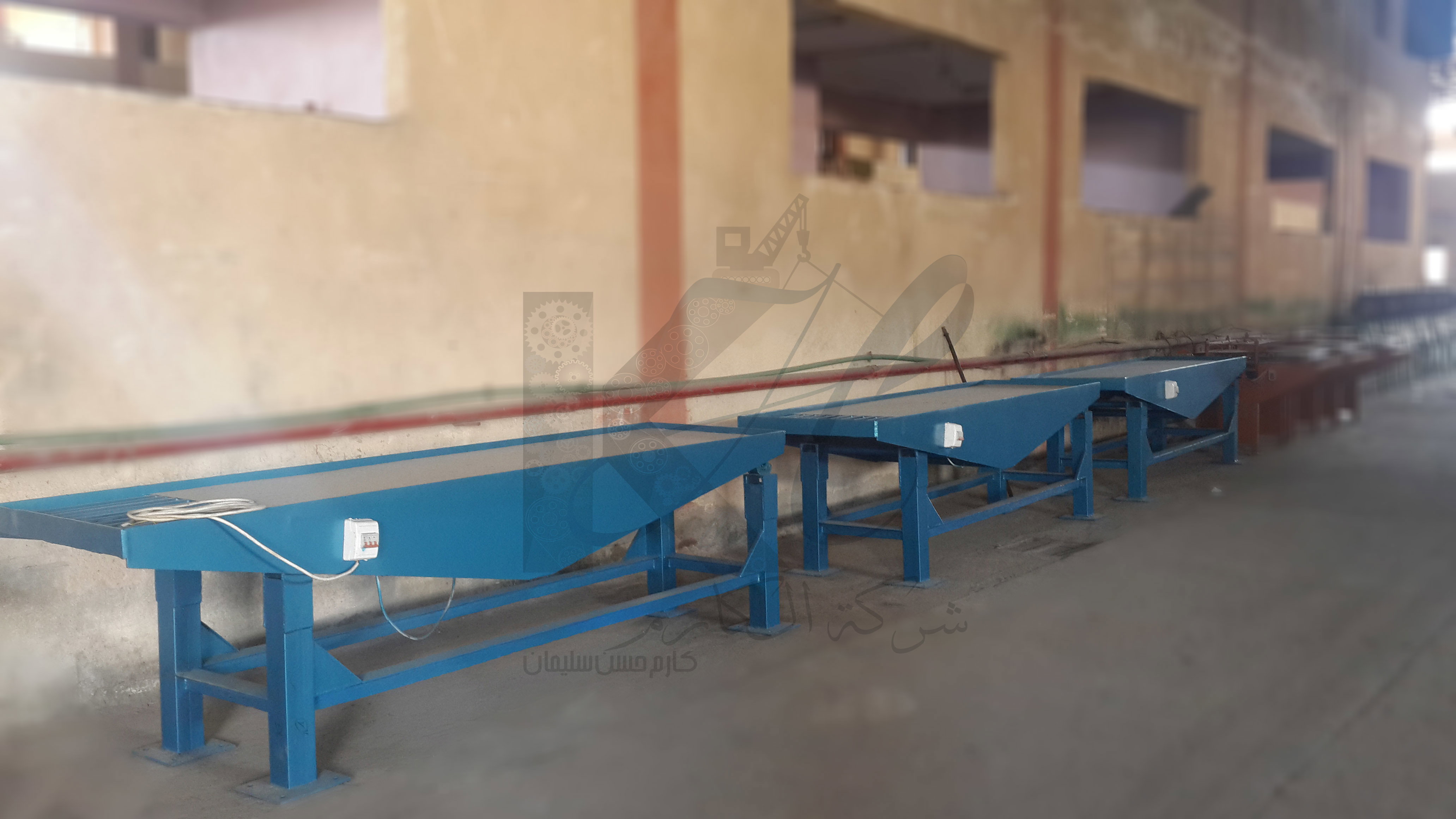 Colored interlock production lines