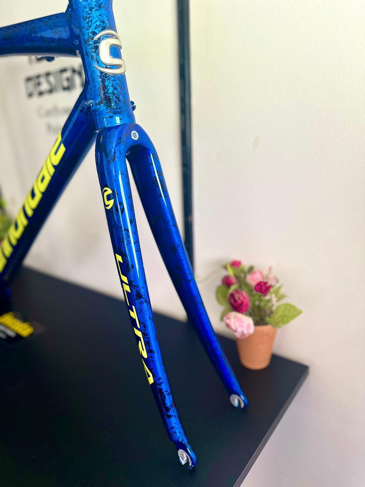 cannondale caad9 candy blue marbled