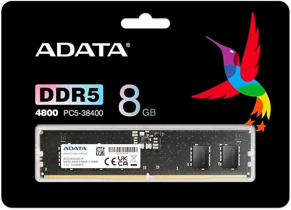 ADATA マザーボード 増設メモリ DDR5-4800 ［DIMM DDR5 /8GB /2枚
