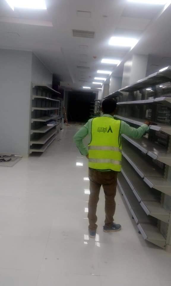 بعض الصور من اعمالنا { تجهيزات سوبر ماركت }