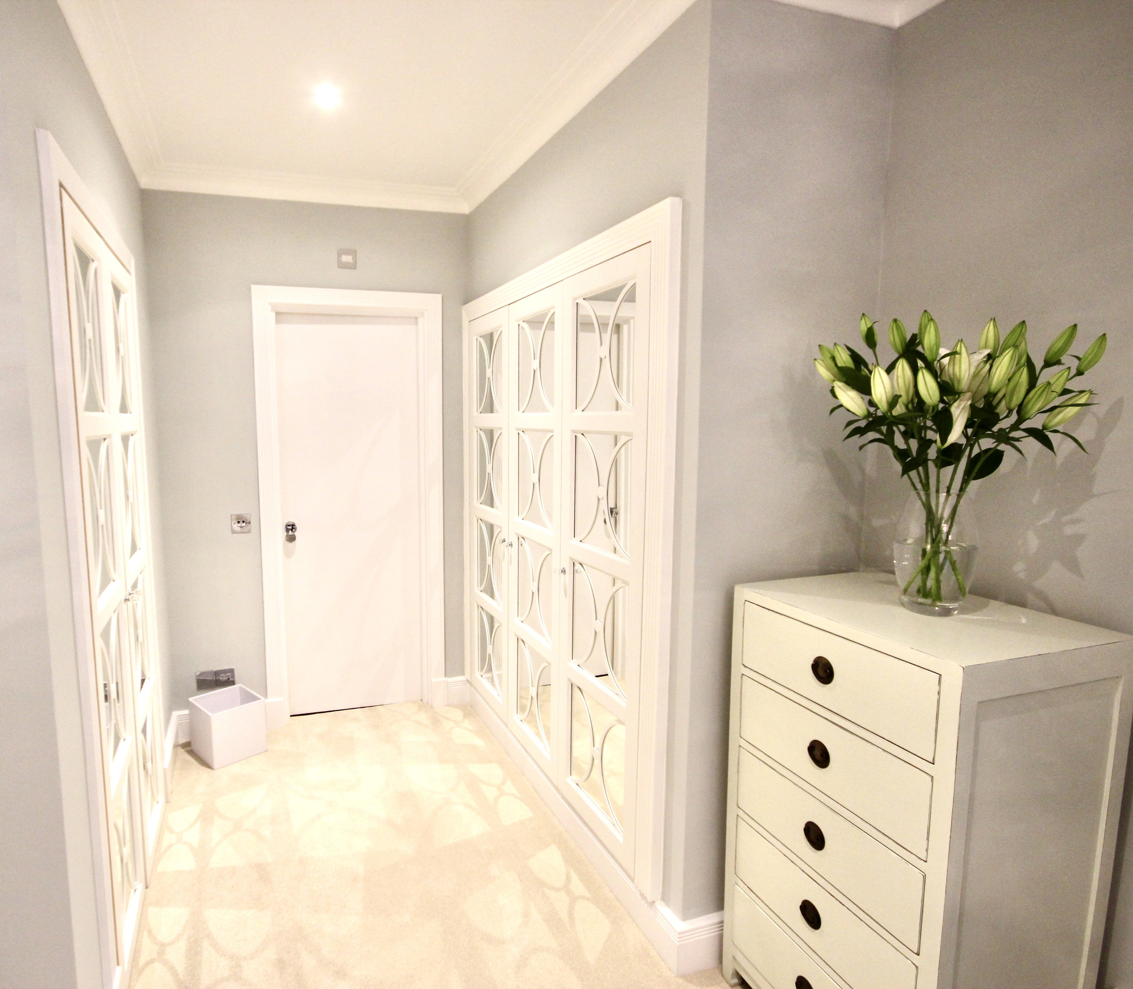 Wardrobes made and installed for a London residential client