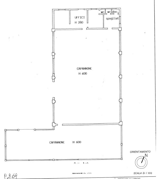 Shed 856 m2, House 110 m2, Land 400 m2