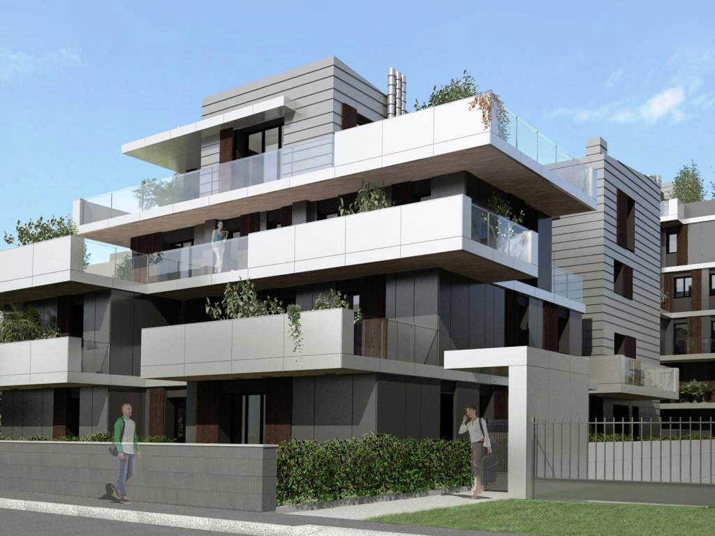 54 apartments in a context dominated by greenery 15 minutes from Milan