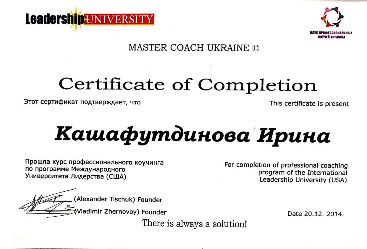 Leadership coaching institute