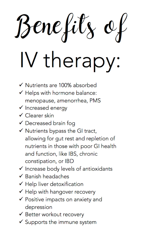 Read some of the benefits of IV therapy. - Coastal Infusion