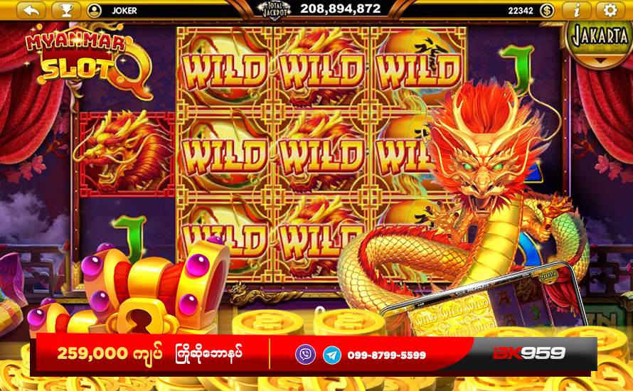 Dragon Fafafa, live22 winning slot game, jackpot game in myanmar