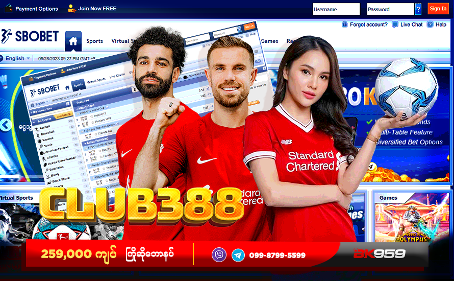 Club388 sports x sbobet, club388 myanmar, sports betting myanmar, SBobet myanmar, asian handicap